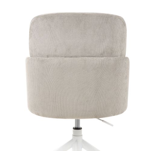 Chaise De Bureau Dryden Velours Côtelé Taupe