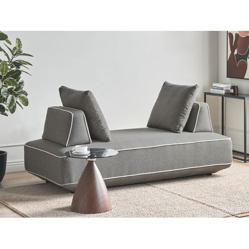Chaise Longue Seillans Tissu Gris