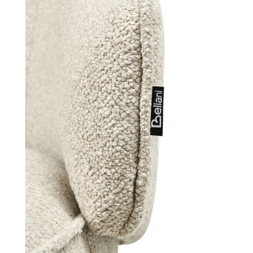 Fauteuil Kayla Bouclé Beige Clair