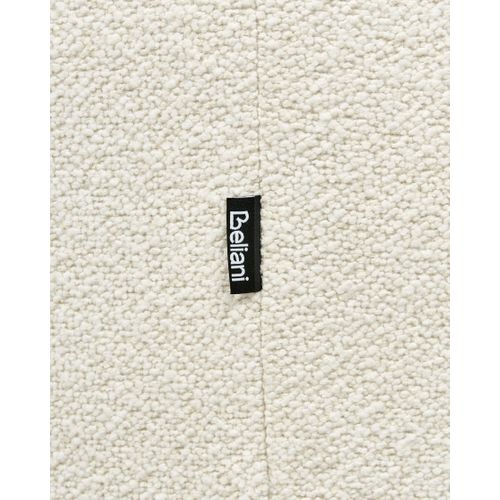 Fauteuil Pivotant Molleby Bouclé Blanc Cassé