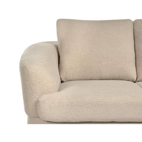 Canapé 2 Places Kjaer Bouclé Beige Clair