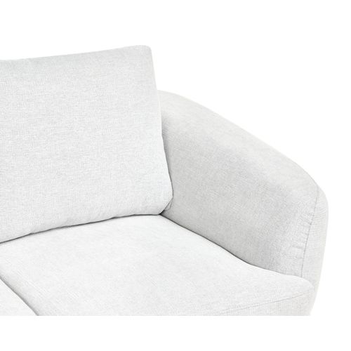 Canapé 2 Places Kjaer Tissu Blanc Cassé