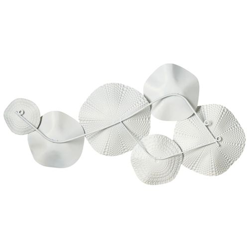 Décoration Murale Neodynium Métal 47 Cm Blanc