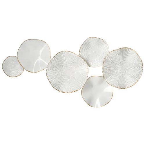 Décoration Murale Neodynium Métal 47 Cm Blanc