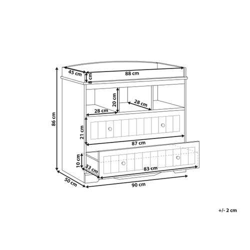 Table à Langer Virden Blanc