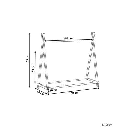 Porte-manteau Pour Enfants Cree Marron Clair