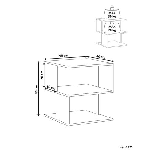 Table De Chevet Baeuval Blanc
