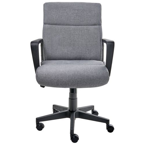 Chaise De Bureau Byron Tissu Gris