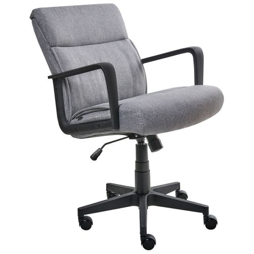 Chaise De Bureau Byron Tissu Gris