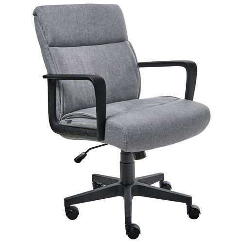 Chaise De Bureau Byron Tissu Gris