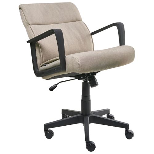 Chaise De Bureau Byron Tissu Beige