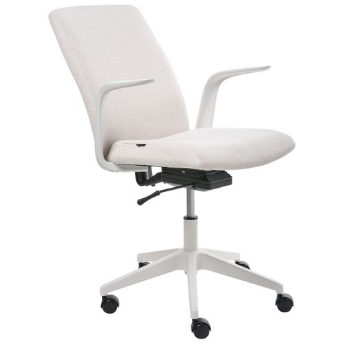 Chaise De Bureau Captain Tissu Beige Clair