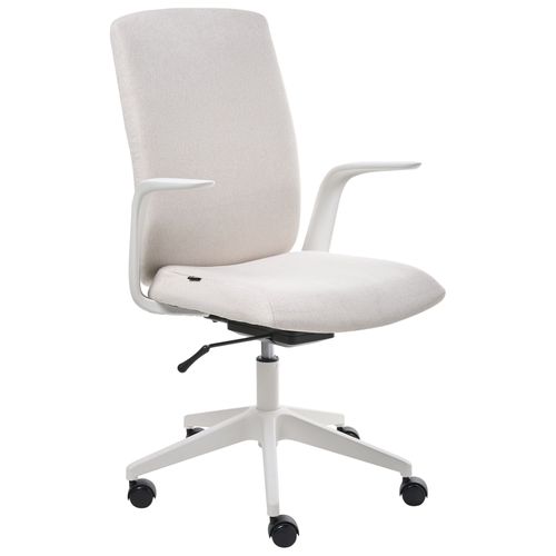 Chaise De Bureau Captain Tissu Beige Clair