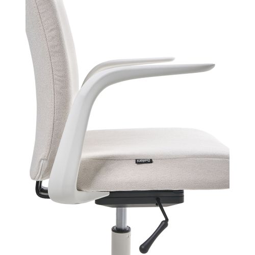 Chaise De Bureau Captain Tissu Beige Clair