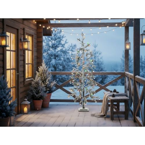 Décoration Extérieure LED Torsa Arbre 180 Cm Vert
