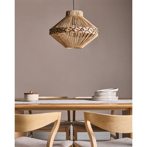 Lampe Suspension Rabacca Corde En Papier Naturel