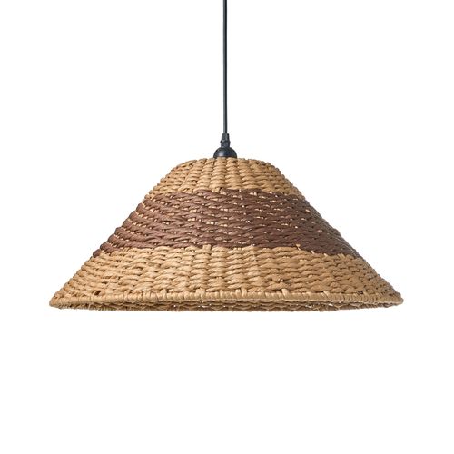 Lampe Suspension Bancal Corde En Papier Naturel