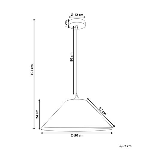 Lampe Suspension Bancal Corde En Papier Naturel