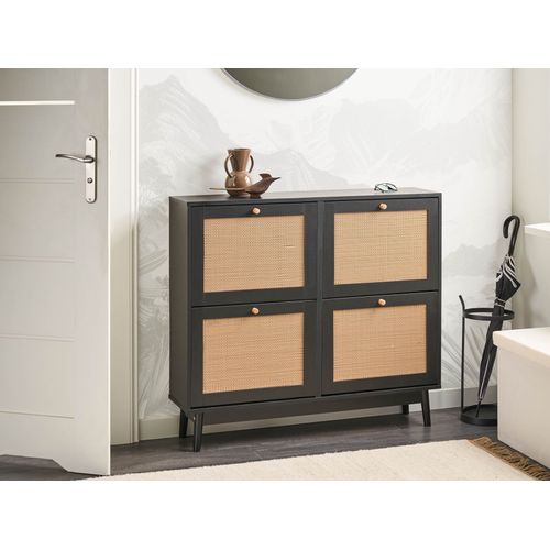 Meuble à Chaussures Armidale Noir