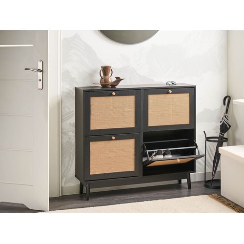 Meuble à Chaussures Armidale Noir