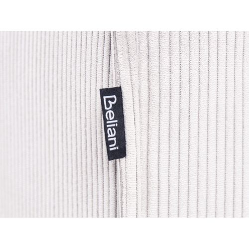 Module Fauteuil Ardal Velours Côtelé Blanc Cassé