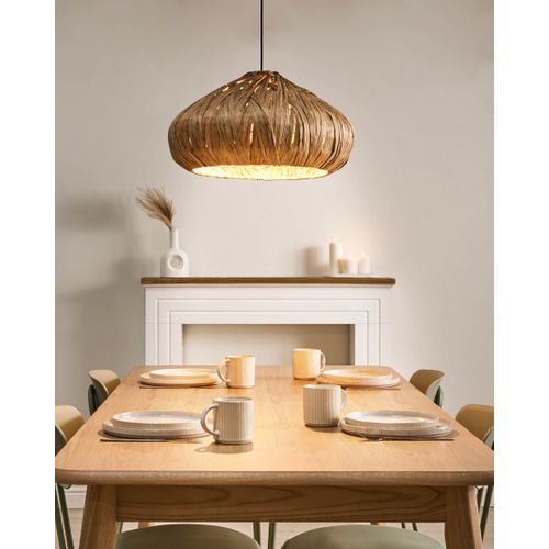 Lampe Suspension Pasos Fibre De Jacinthe D'eau Naturel