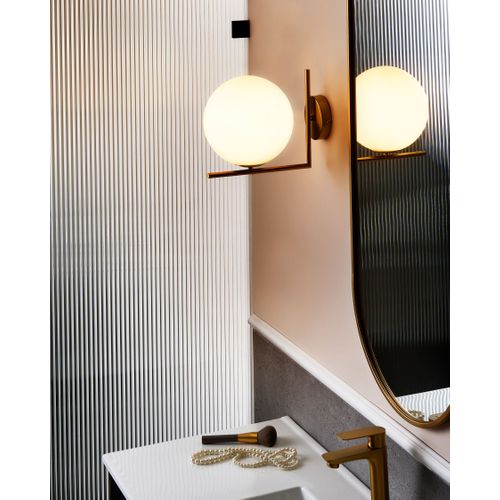 Lampe Murale Lizonne Métal Doré