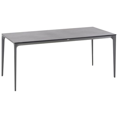 Table De Salle à Manger De Jardin Sovareto 180 Cm 90 Cm Effet Pierre Gris Foncé