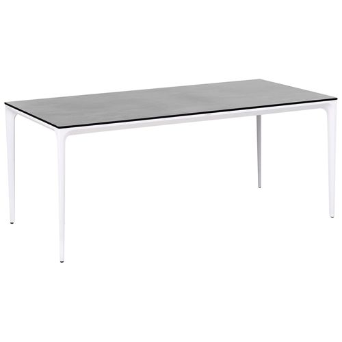 Table De Salle à Manger De Jardin Sovareto 180 Cm 90 Cm Effet Pierre Gris Foncé