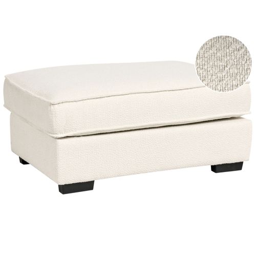 Ottoman Kolding Bouclé Beige Clair