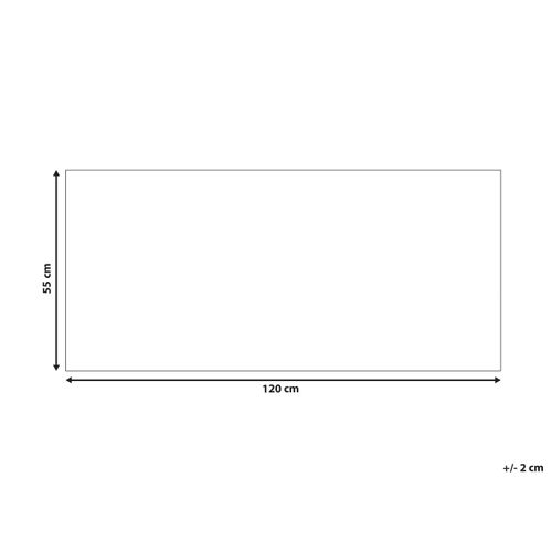 Paillasson Balanacan Naturel 55 X 120 Cm Motif De Noël Fibre De Coco