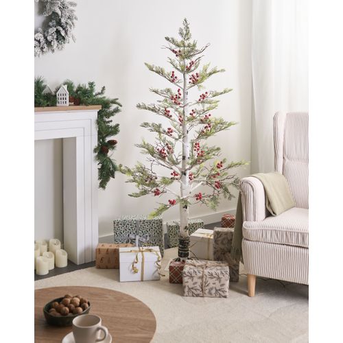 Décoration Extérieure LED Vasslen Arbre De Noël 160 Cm Blanc