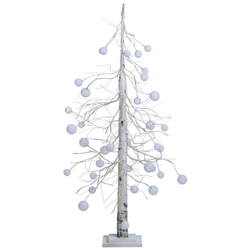 Décoration Extérieure LED Holar Arbre De Noël 122 Cm Blanc