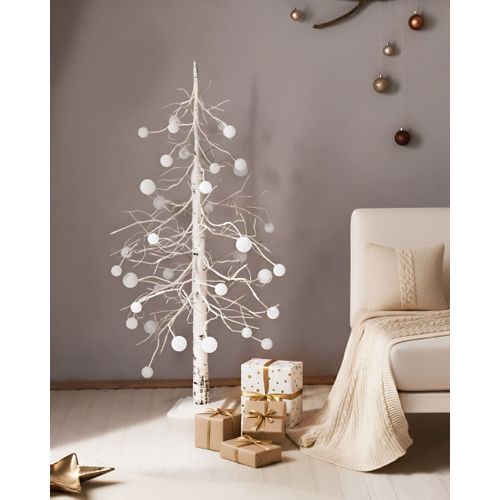 Décoration Extérieure LED Holar Arbre De Noël 122 Cm Blanc