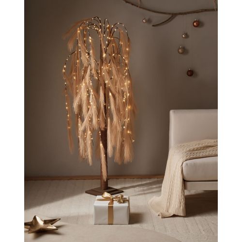 Décoration Extérieure LED Kopasker Arbre 160 Cm Beige