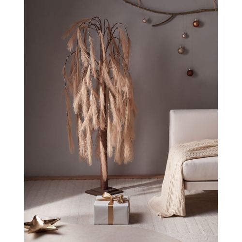 Décoration Extérieure LED Kopasker Arbre 160 Cm Beige
