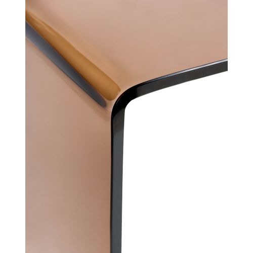 Console Kendall Verre De Sécurité Marron