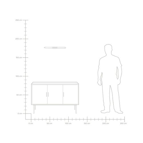 Luminaire LED Pour Tableau Et Miroir Midou Métal Blanc