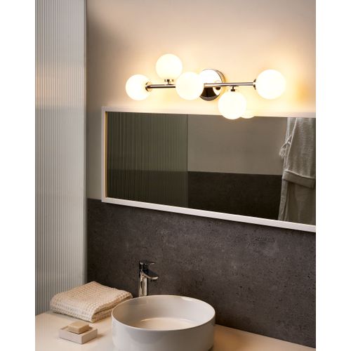 Lampe Murale Minotos Métal Argenté