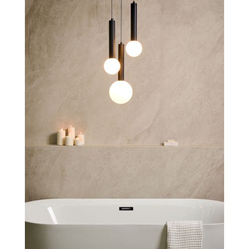 Lampe Suspension Boues Métal Noir