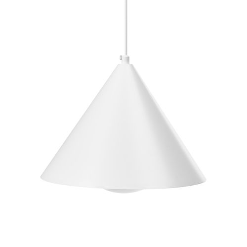 Lampe Suspension Leyre Métal Blanc
