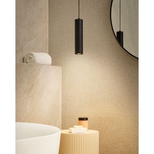 Lampe LED Suspendue Devesa Métal Noir