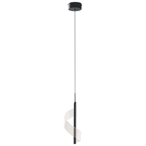 Lampe LED Suspendue Sarela Métal Noir