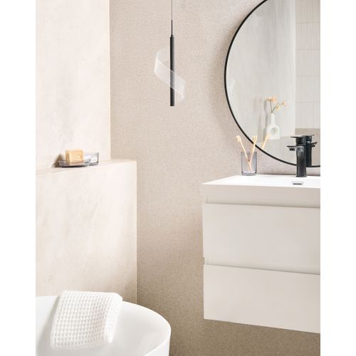 Lampe LED Suspendue Sarela Métal Noir