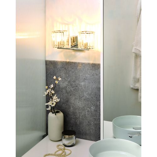 Lampe Murale Lourido Métal Argenté