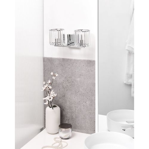 Lampe Murale Lourido Métal Argenté