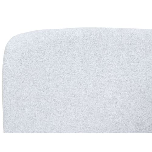 Lit Ottoman Tissu Blagnac 140 X 200 Cm Gris Clair