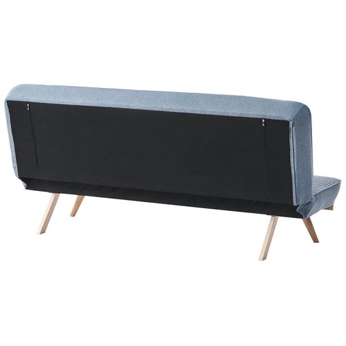 Canapé-lit 2 Places Kalfafel Tissu Bleu
