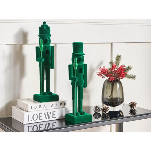 Lot De 2 Figurines Flatey Casse-noisette 40 Cm Vert