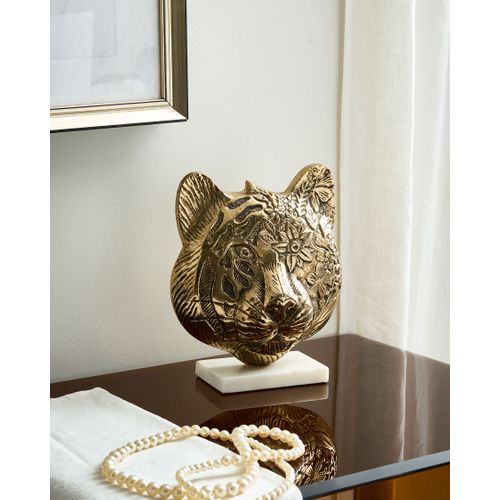 Accessoire Décoratif Tigre Brova Métal Doré